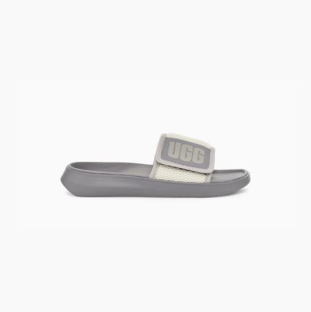 UGG LA Light Grey Slides for Women (FMJE36017)